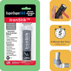 IronStik Steel Reinforced Epoxy Putty Stick - 2 oz. SuperDuper365